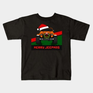 Orange [Jeep] Christmas Kids T-Shirt